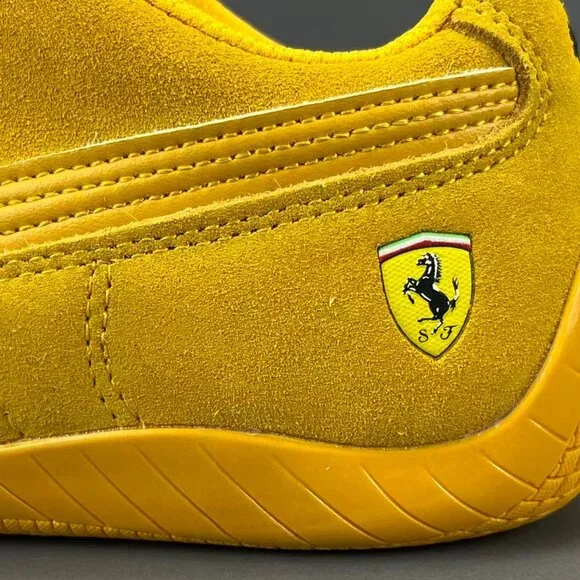 PUMA Scuderia Ferrari Suede Sneakers Yellow Men - Picture 11 of 12